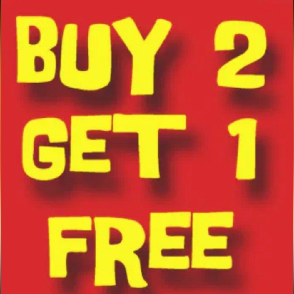 YES BUY 2 & GET ONE FREE